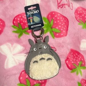 Studio Ghibli my neighbor Totoro furry tummy keychain Japan